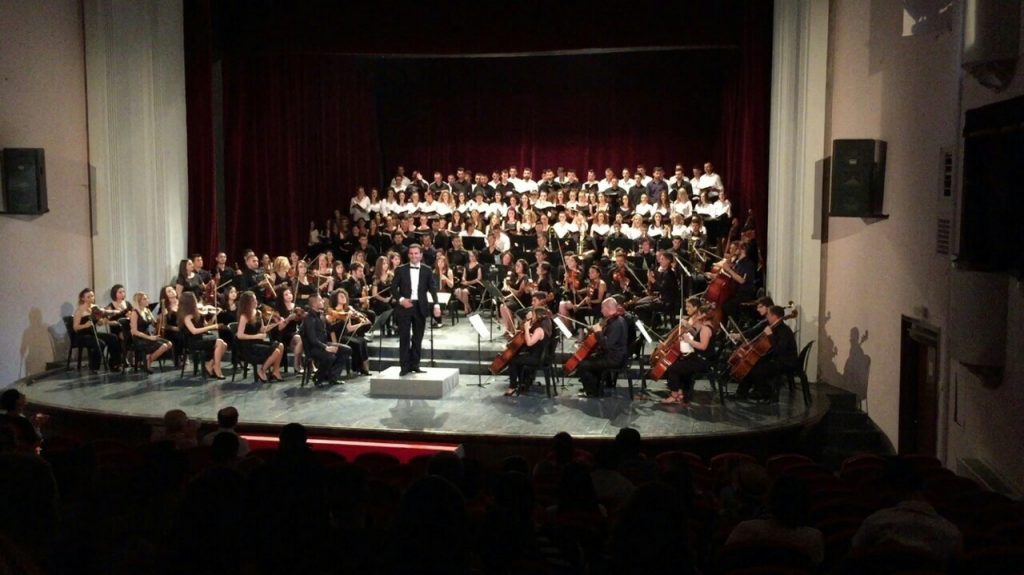 Në Tiranë u mbajt koncert në kuadër të bashkëpunimit në mes të Universitetit të Arteve të Bukura dhe Universitetit “Haxhi Zeka”