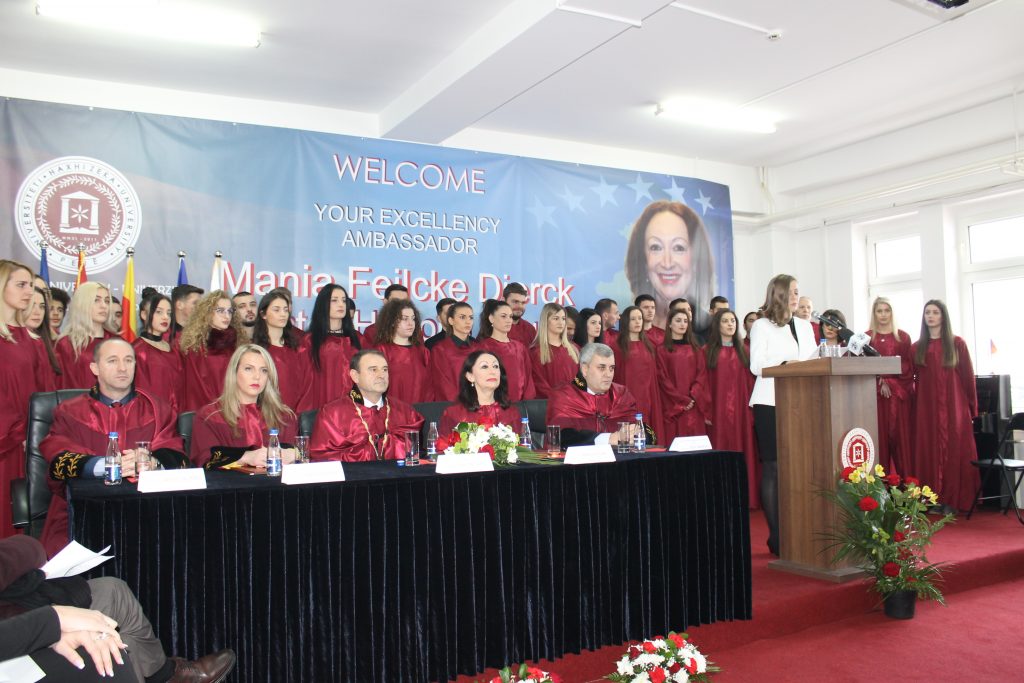 Nderohet me titullin “Doctor Honoris Causa” Shkëlqesia e Saj Mania Feilcke-Dierck