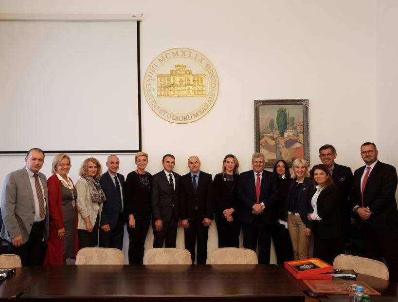 Cooperation strengthening with University of Sarajevo