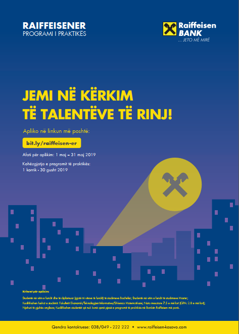 Programi i praktikës në Raiffeisen Bank