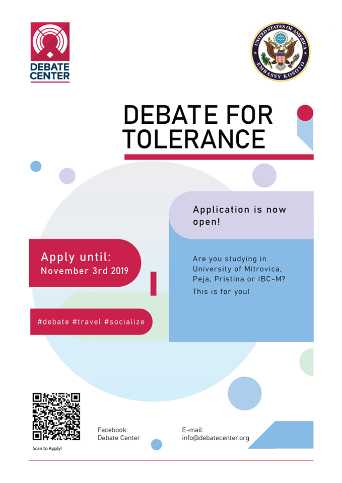 Application for Debate for Tolerance