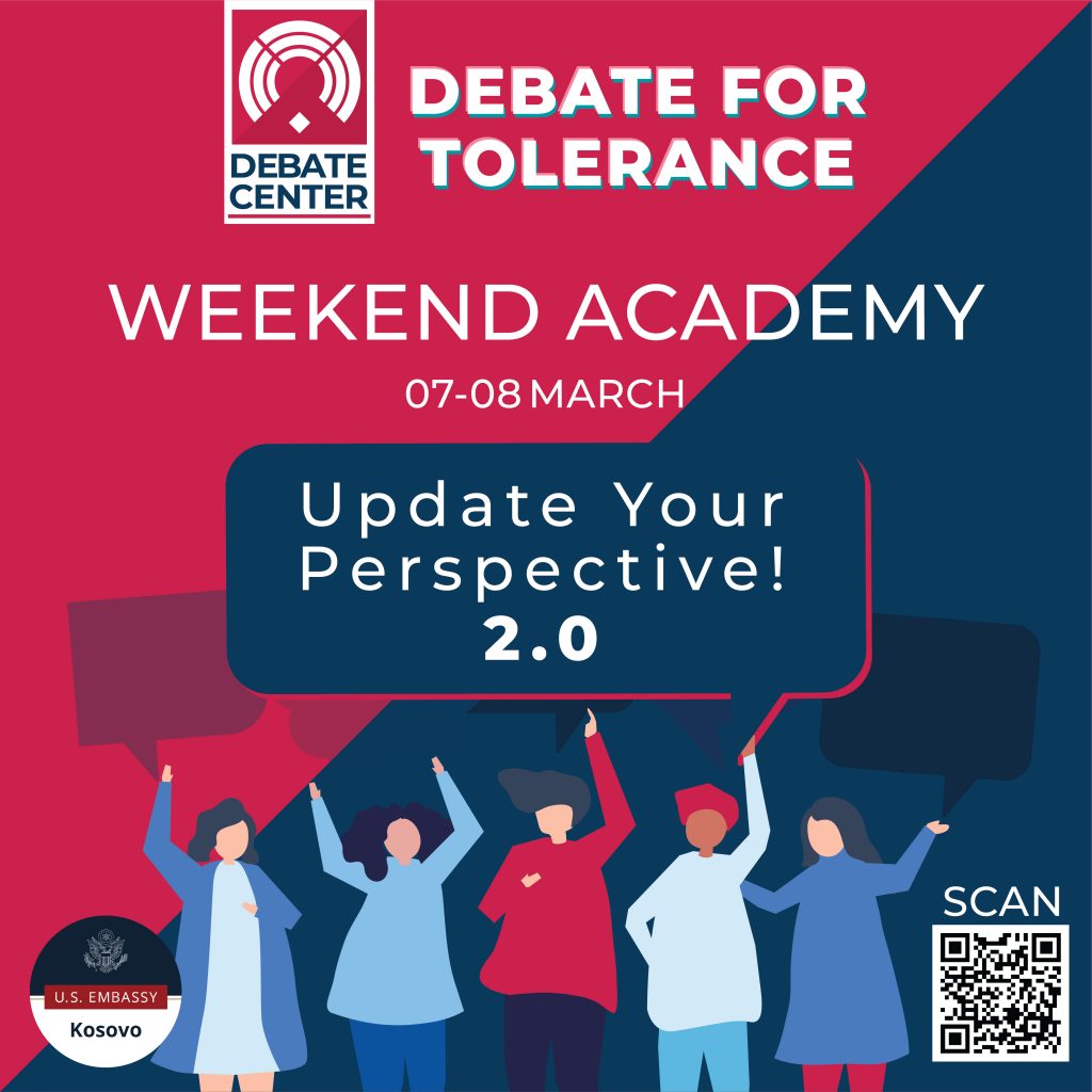 Aplikoni për Weekend Academy – Debate for Tolerance