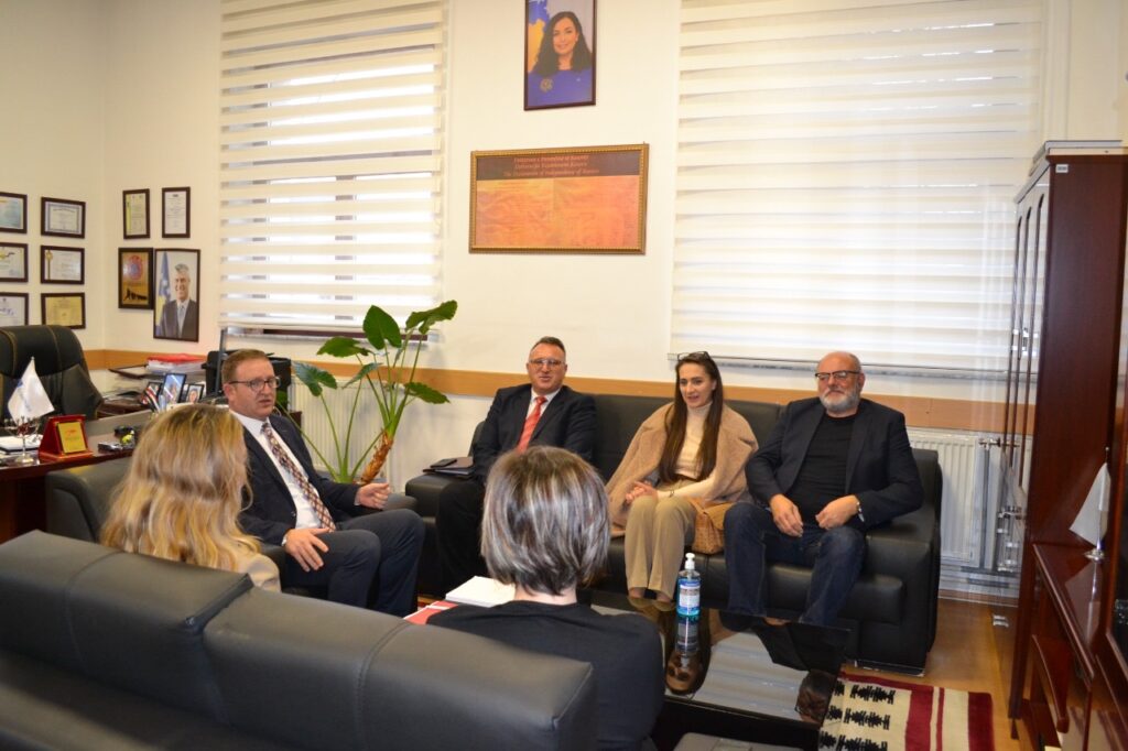 Rector Krasniqi visits the University of Gjakova “Fehmi Agani”