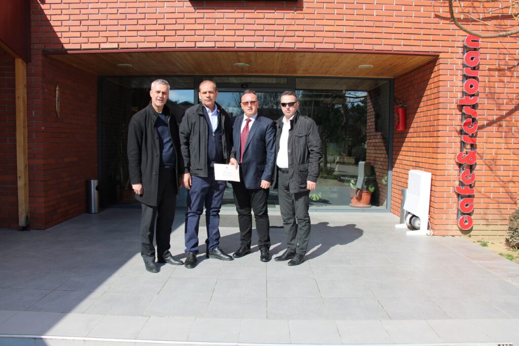 The Rector of UHZ officially meets the director of the company “Gllareva”, Mr. Morina