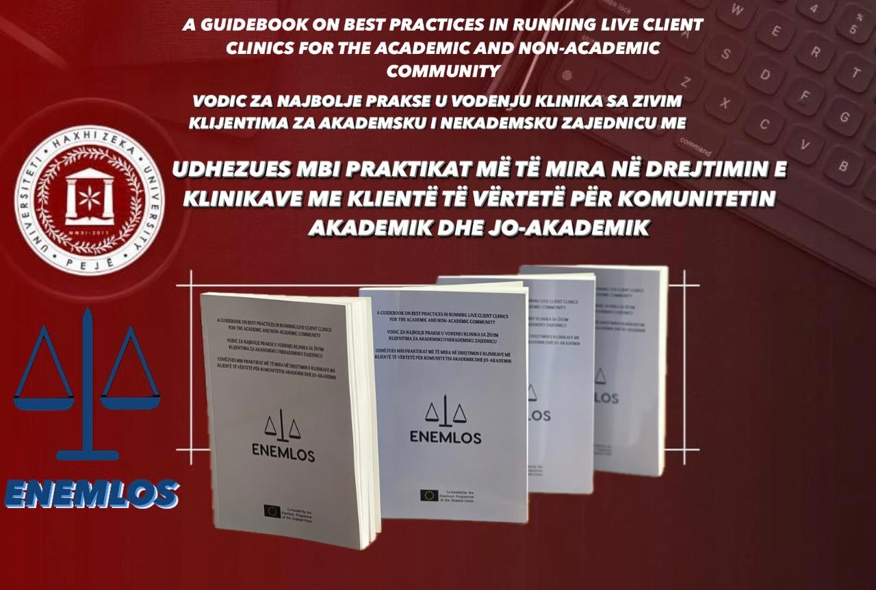 Prezantimi i Librit dhe Mirënjohje për Studentët e Klinikës Ligjore në Fakultetin Juridik të Universitetit Haxhi Zeka