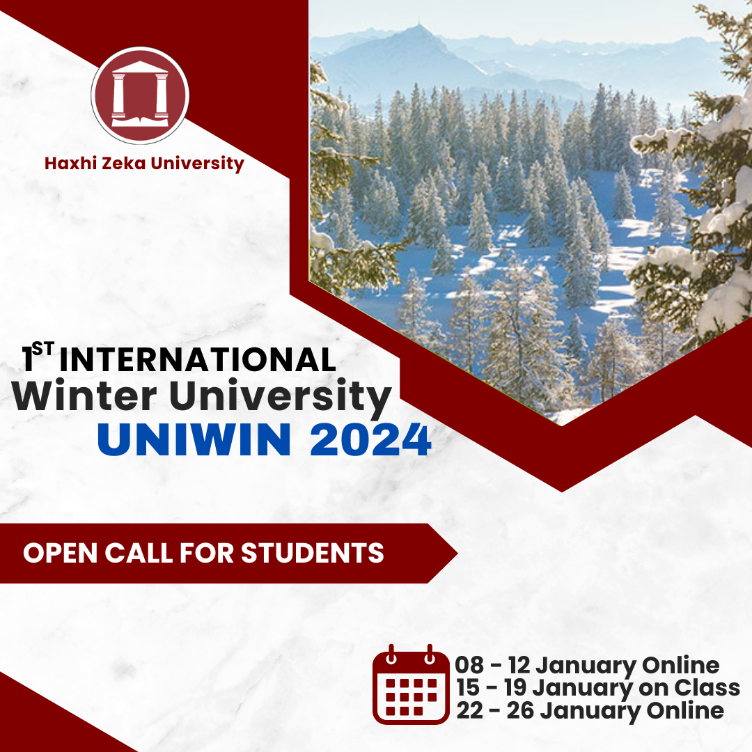 Open call for students -1st international winter university UNIWIN 2024