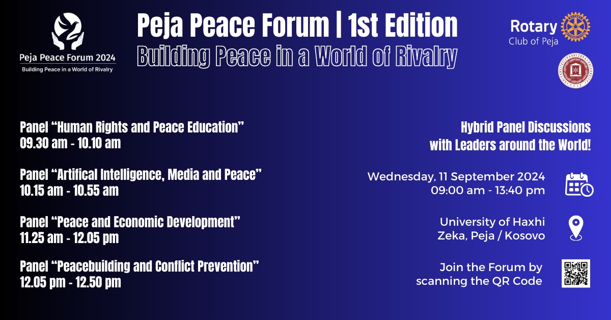 PEJA PEACE FORUM | 1st Edition